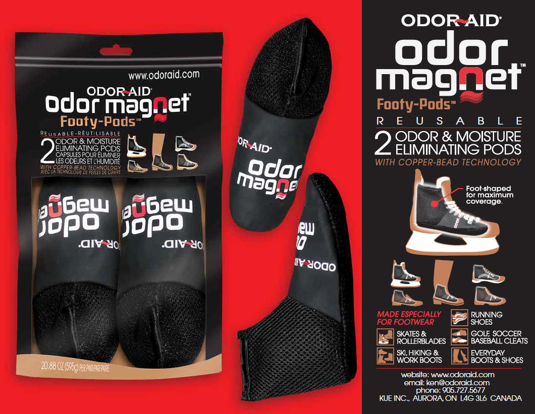 ODOR MAGNET FOOTY PODS (SKATES)