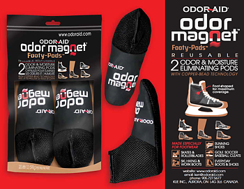 ODOR MAGNET FOOTY PODS (SKATES)