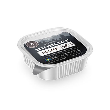 Monster Dog Power Chicken Paté Tray 150g