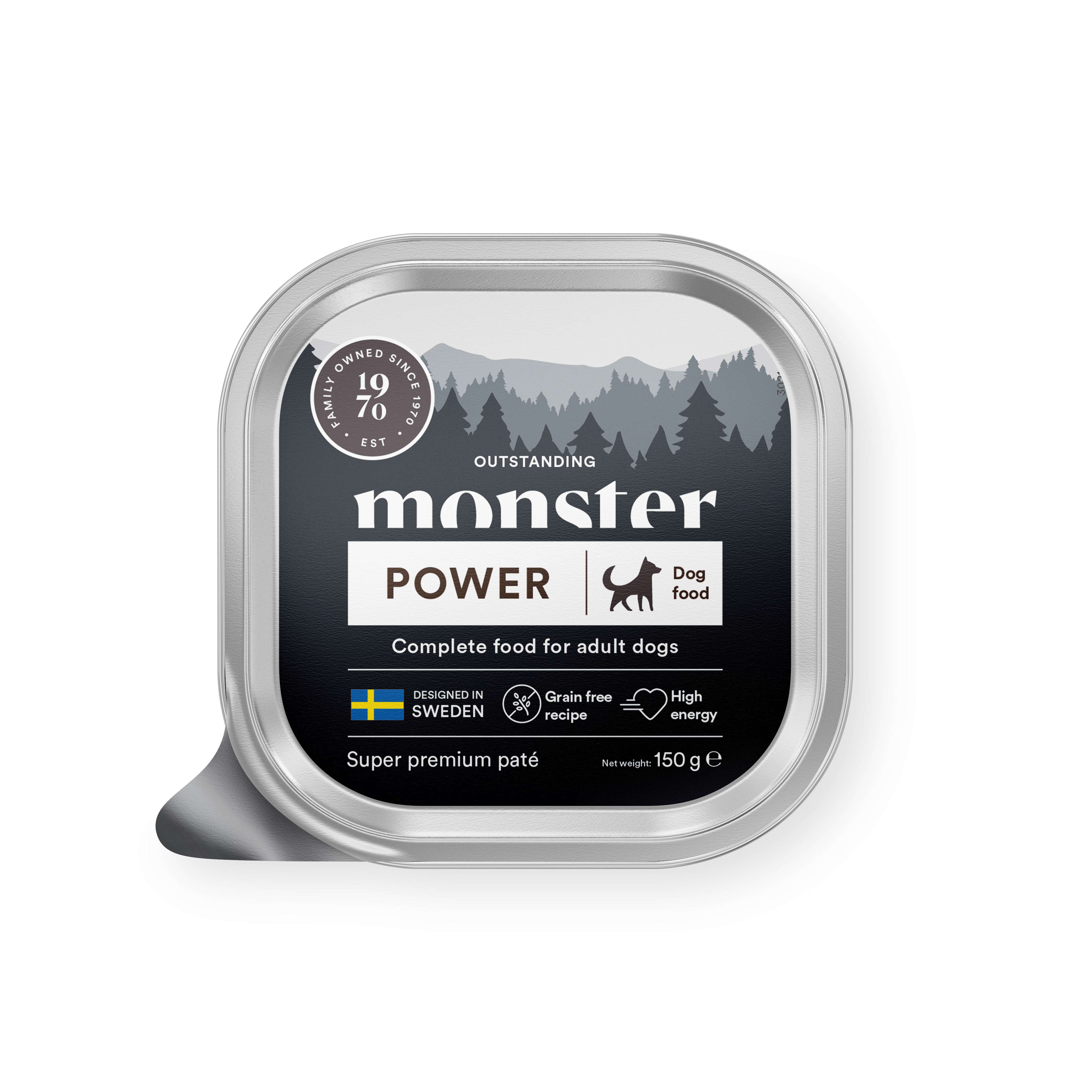 Monster Dog Power Chicken Paté Tray 150g - 5