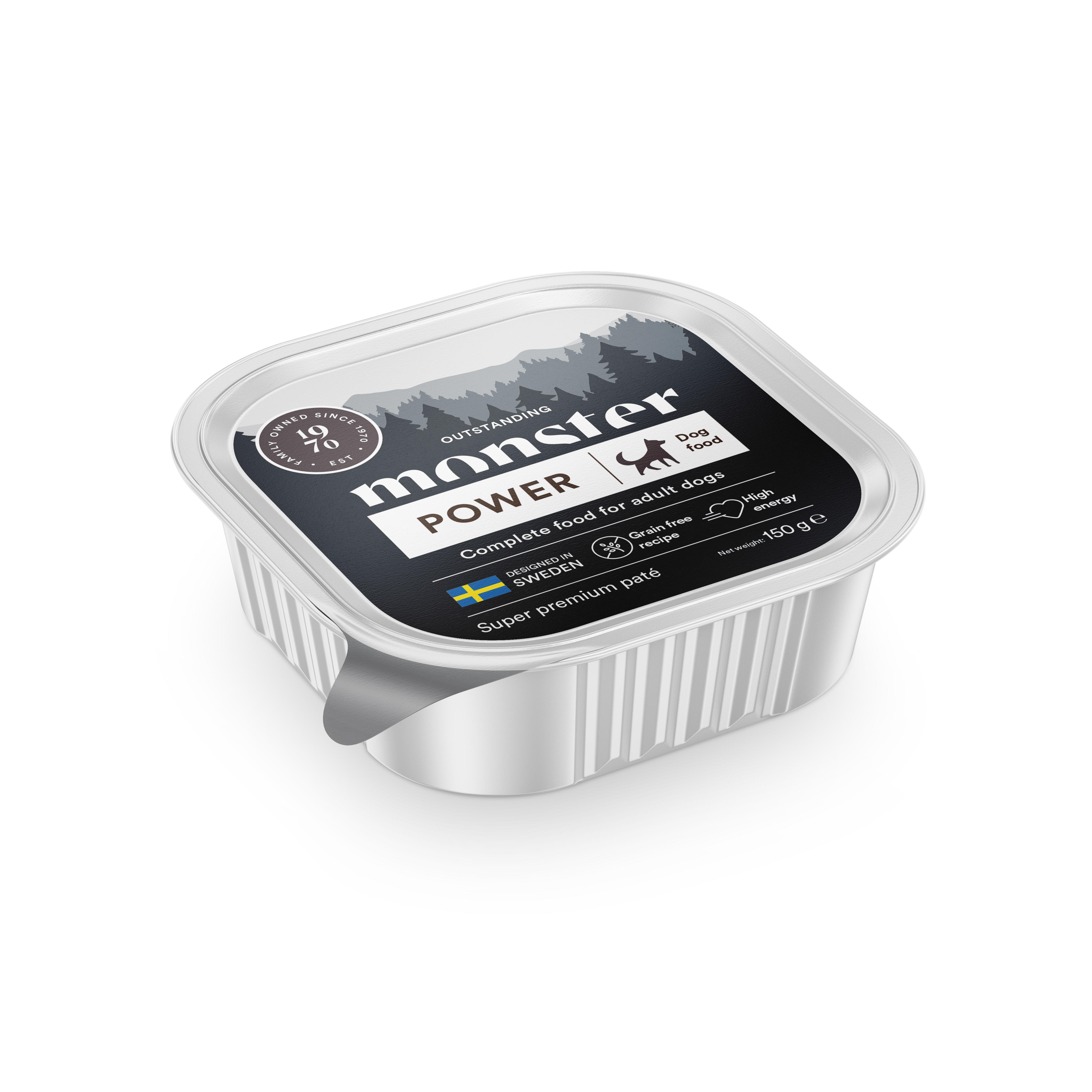 Monster Dog Power Chicken Paté Tray 150g - 2