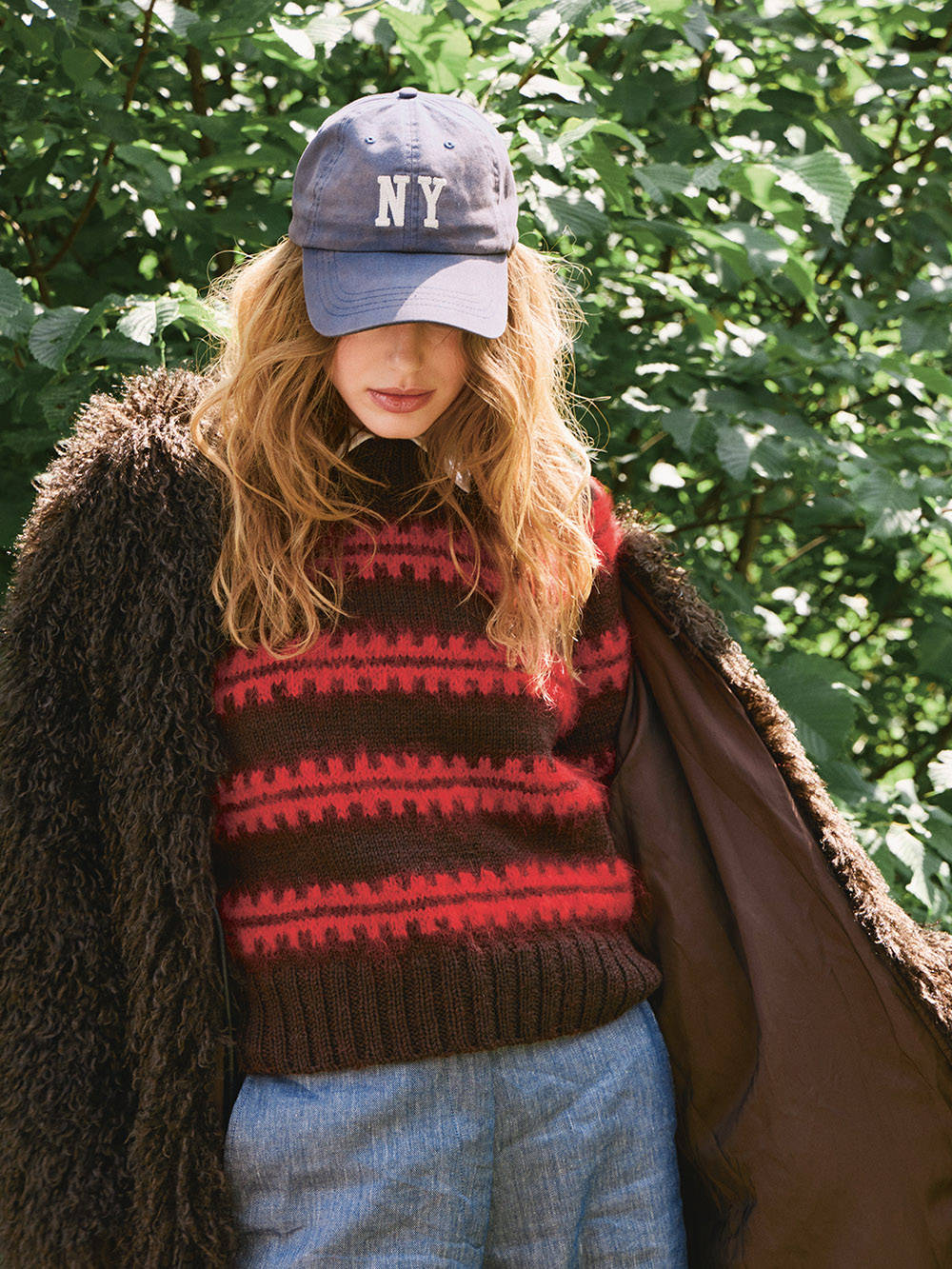 Sandnes Ridge Sweater 2507_08 (20 m flerfärgsstick st 4) - 3