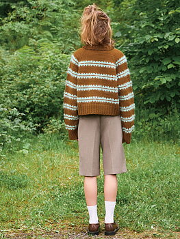 Sandnes Ridge Sweater 2507_08 (20 m flerfärgsstick st 4)