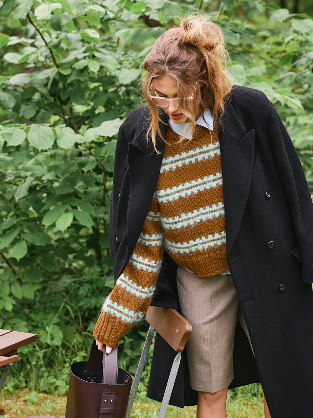 Sandnes Ridge Sweater 2507_08 (20 m flerfärgsstick st 4) - 4