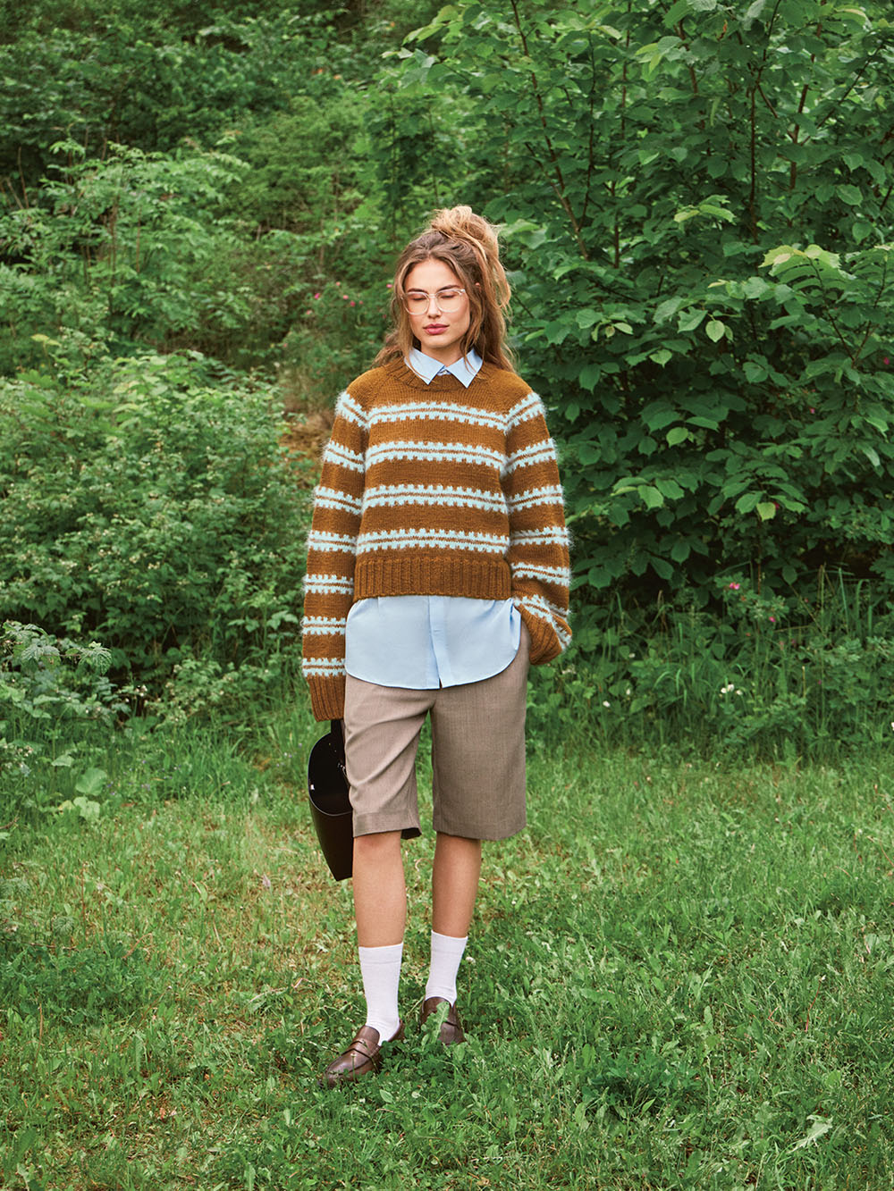 Sandnes Ridge Sweater 2507_08 (20 m flerfärgsstick st 4)