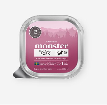 Monster Dog Pork Paté tray 150 gr