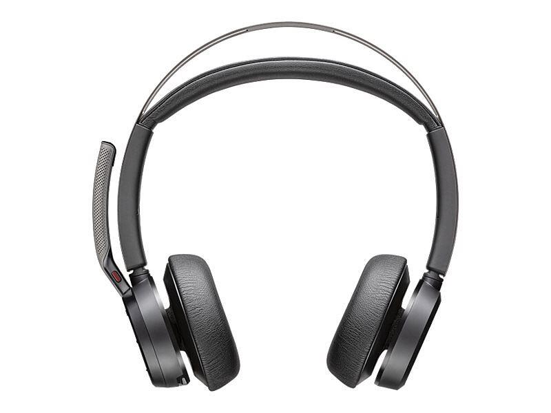 Original Poly Voyager Focus 2 UC MS USB-A On-ear Headset - Svart