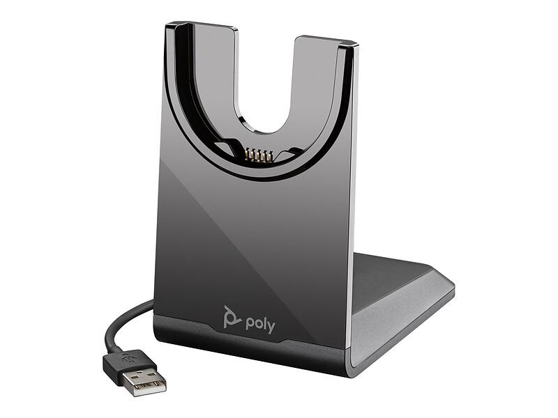 Original Poly Voyager Focus 2 UC MS USB-A On-ear Headset - Svart - 3