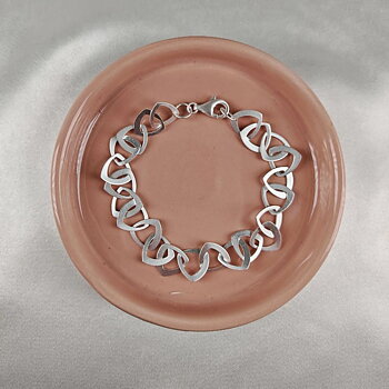 Kelim Trigon armband i silver