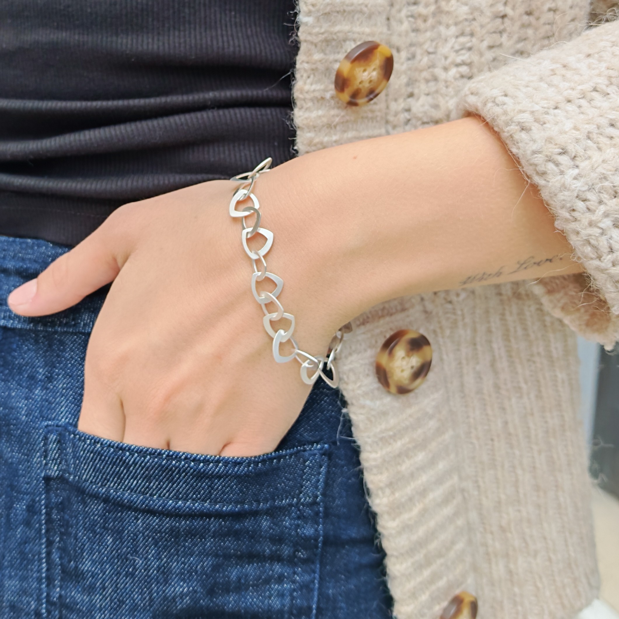 Kelim Trigon armband silver