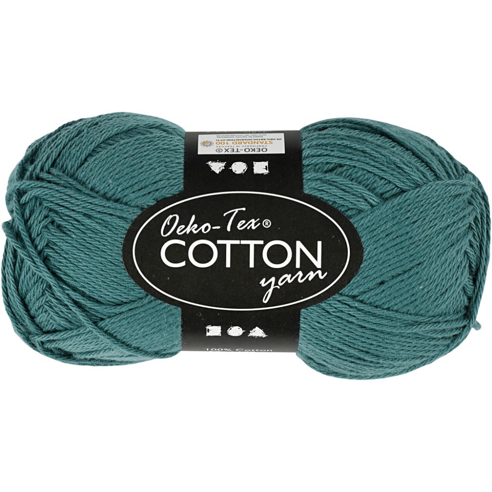 Oeko-Tex Cotton Yarn - Petrolium 8/4