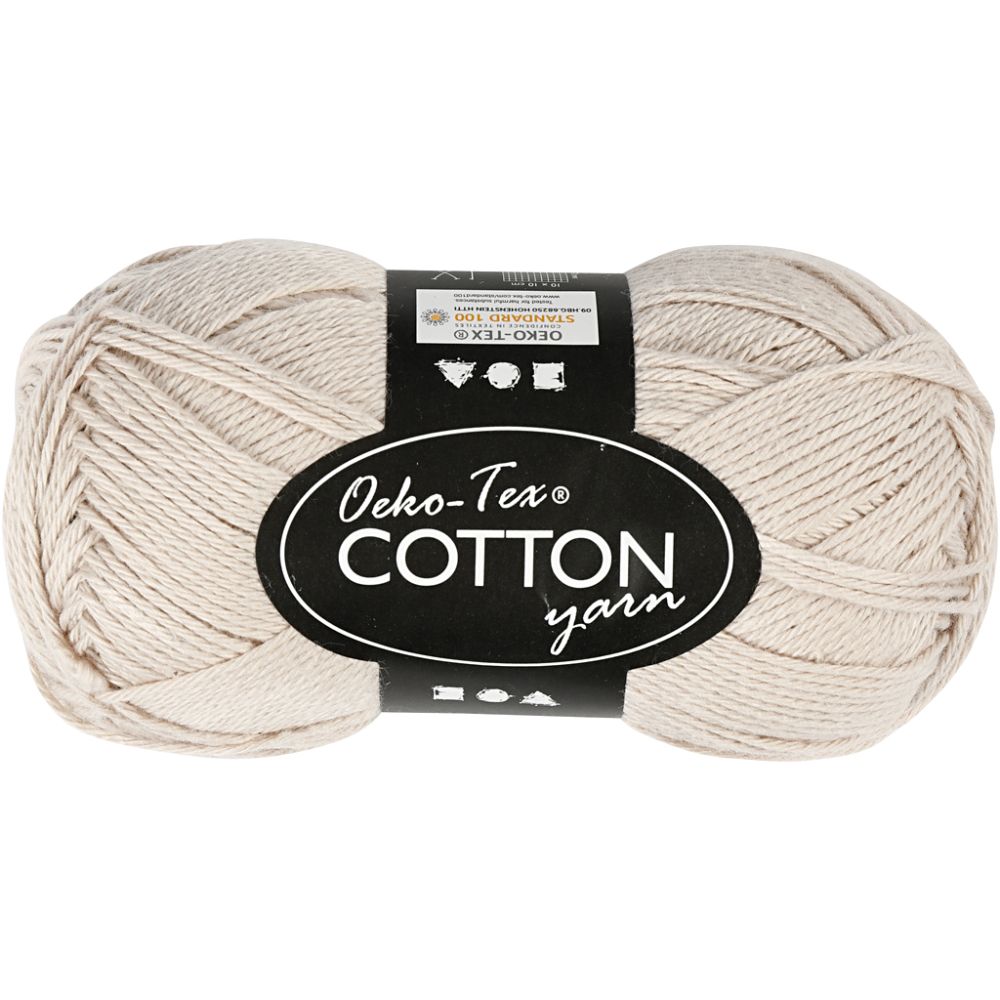 Oeko-Tex Cotton Yarn - Sand 8/4