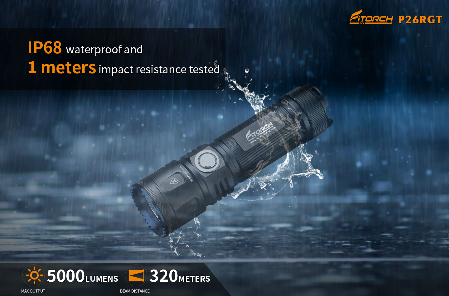 Ficklampa SAR, P26RGT,  - 15