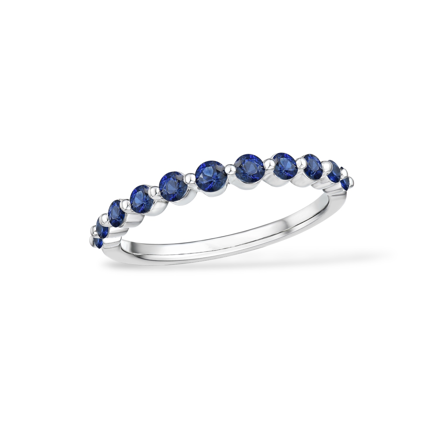 Sapphire ring single prong