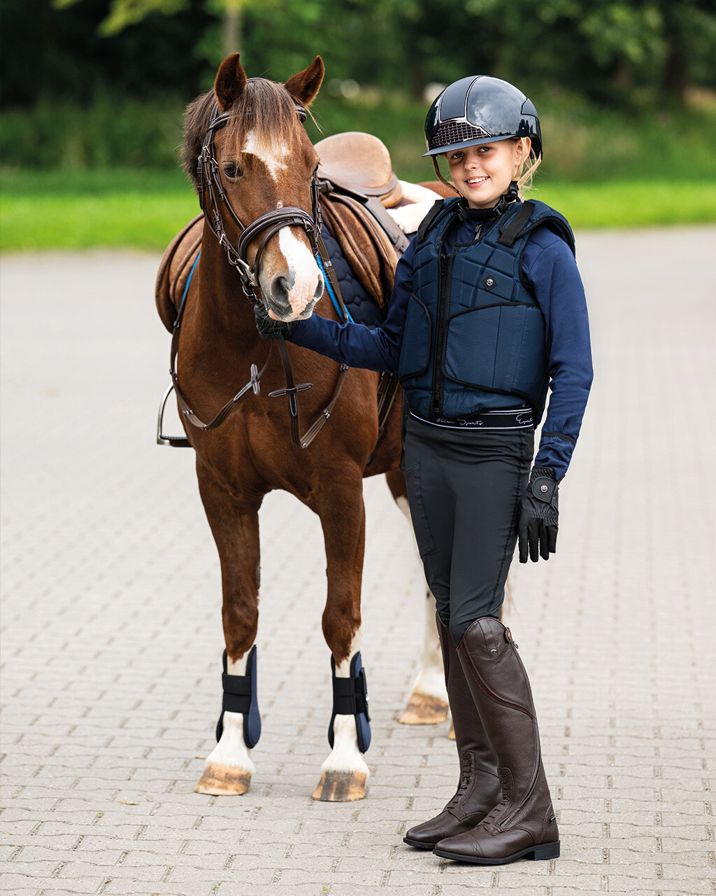 Säkerhetsväst - Junior - Navy & Svart - 5