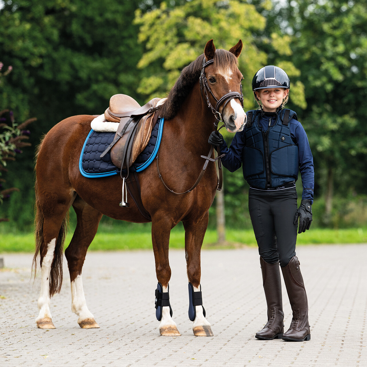 Säkerhetsväst - Junior - Navy & Svart - 6