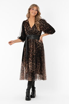 Capri Collection Priscilla Tulle Dress Hazel /Black