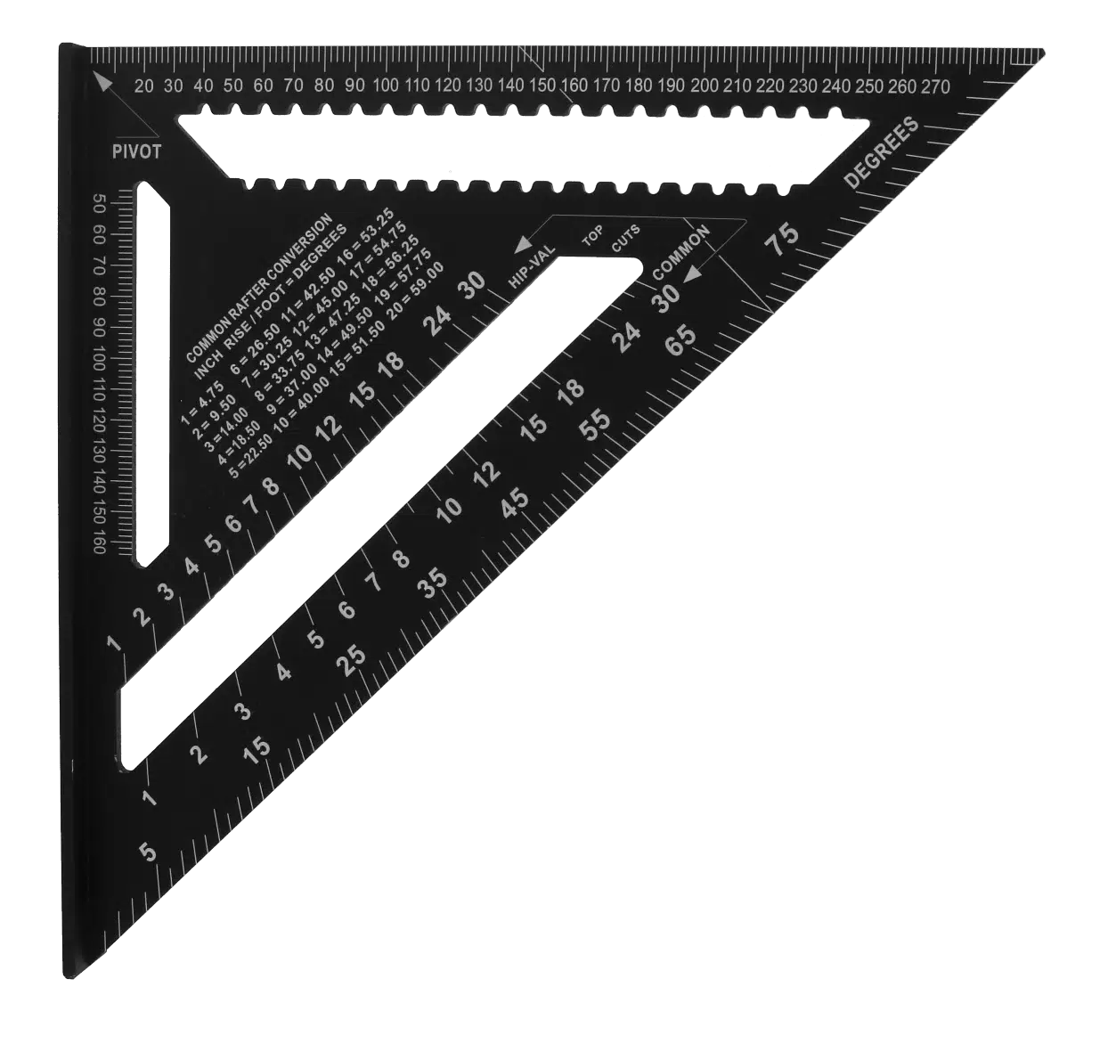 Carpentry angle Tecos black aluminum proline - 3