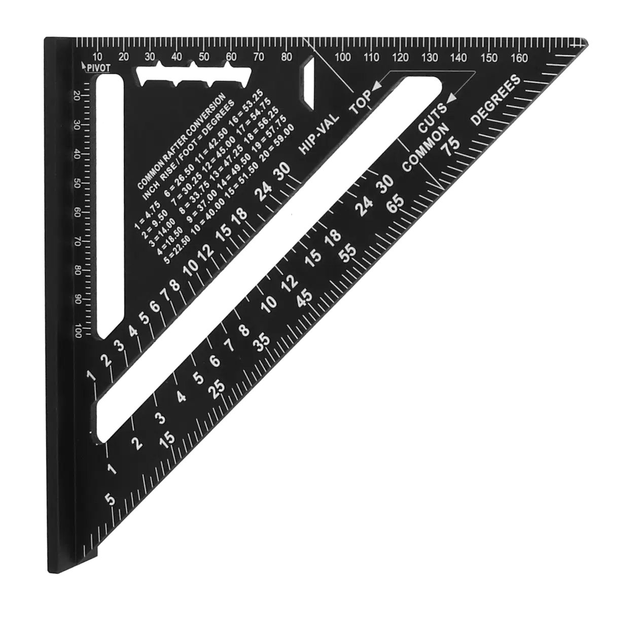 Carpentry angle Tecos black aluminum proline - 2