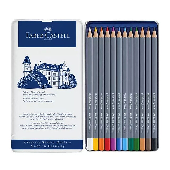 Faber Castell Water Colour Pencils - Goldfaber Aqua Set