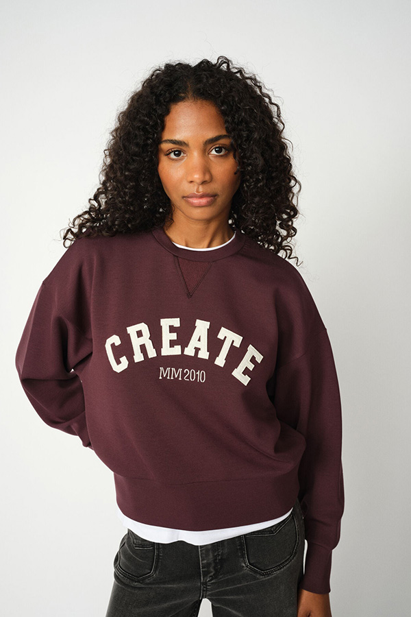 MMCelli O-LS Sweatshirt Fudge