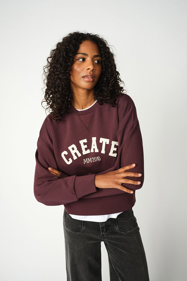 MMCelli O-LS Sweatshirt Fudge - 2