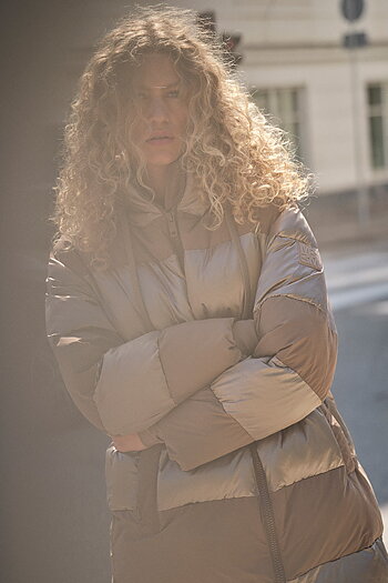 Mos Mosh -  MMAvon Block Jacket Chocolate Chip
