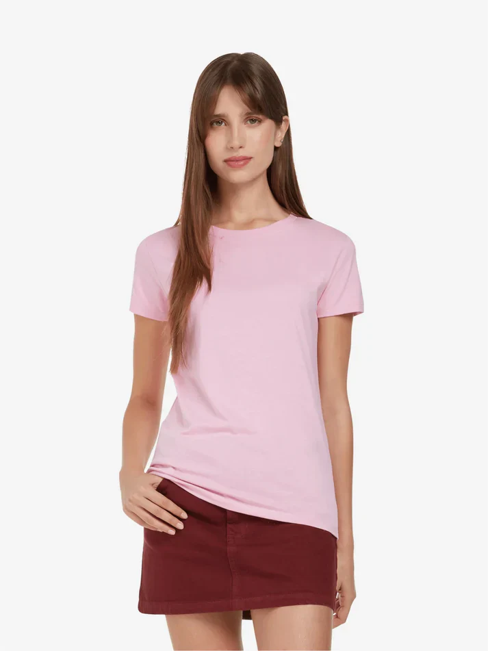 Bamboo T-shirt damstorlek - Rosa