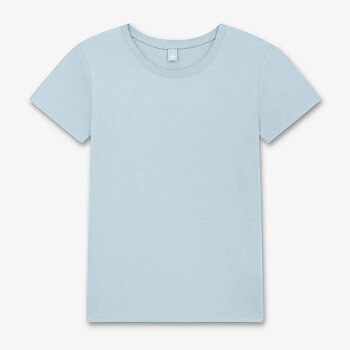 Bamboo T-shirt damstorlek - Ljusblå