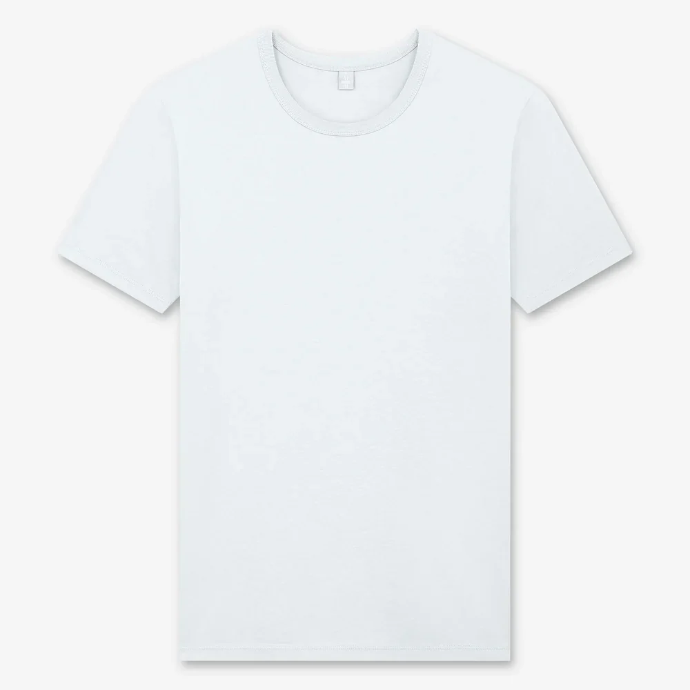 Bamboo T-shirt herrstorlek - Vit