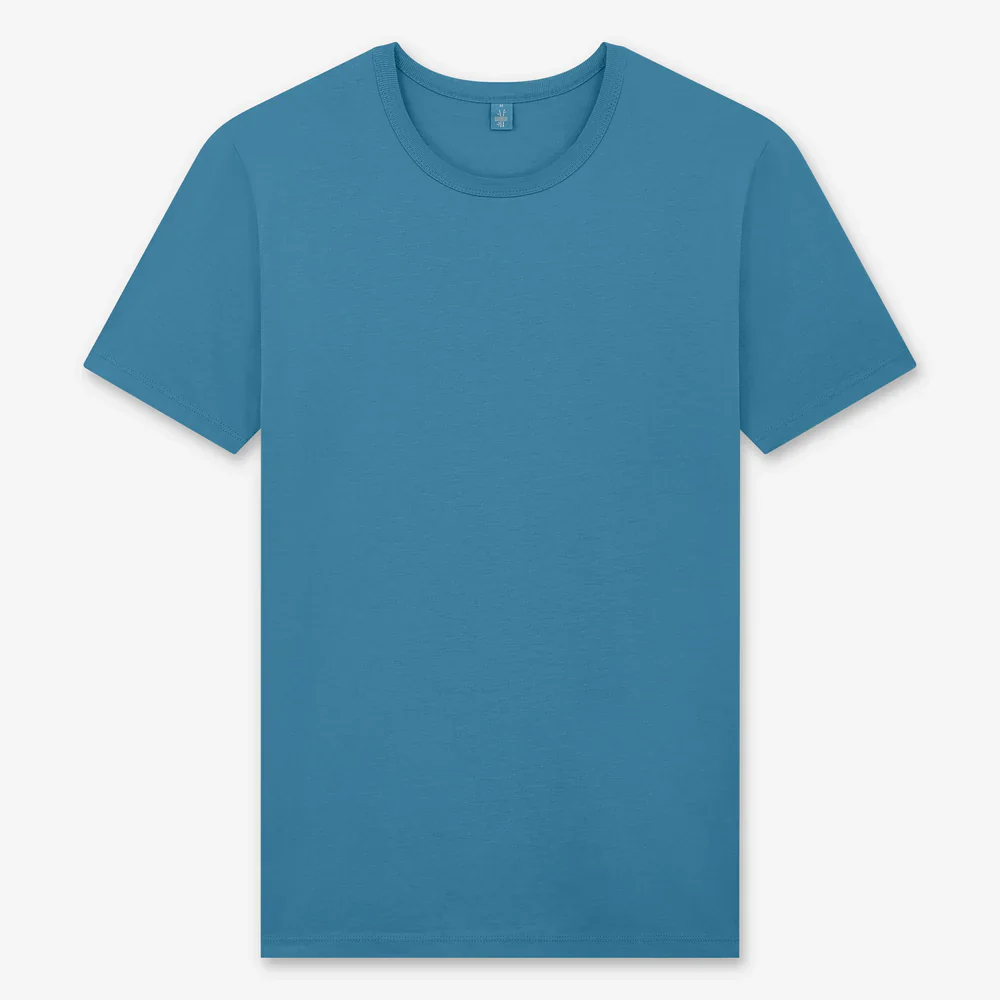 Bamboo T-shirt herrstorlek - Petrol
