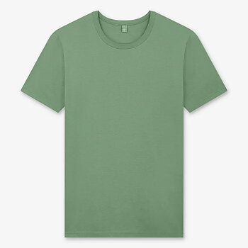 Bamboo T-shirt herrstorlek - Grön