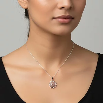 Halsband med Hoburgsmarmor 32x23mm