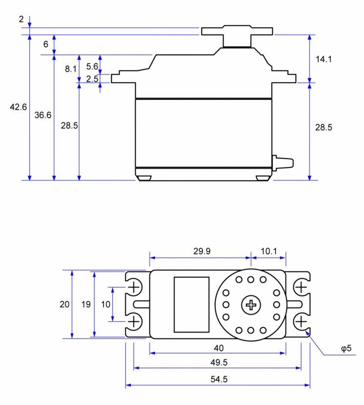 Futaba S-HC501 Heli Servo 13.8kg 0.09s HV/S.BUS2 - 4
