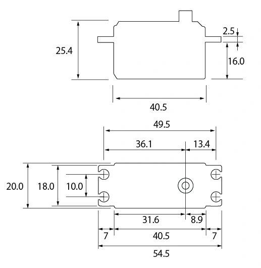 Futaba S-CD400 Bilservo drift 8kg 0.08s HV/S.BUS - 4