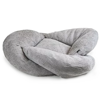 Selected by ZOO Bed Flower, XL, 85x85x20cm, Gray