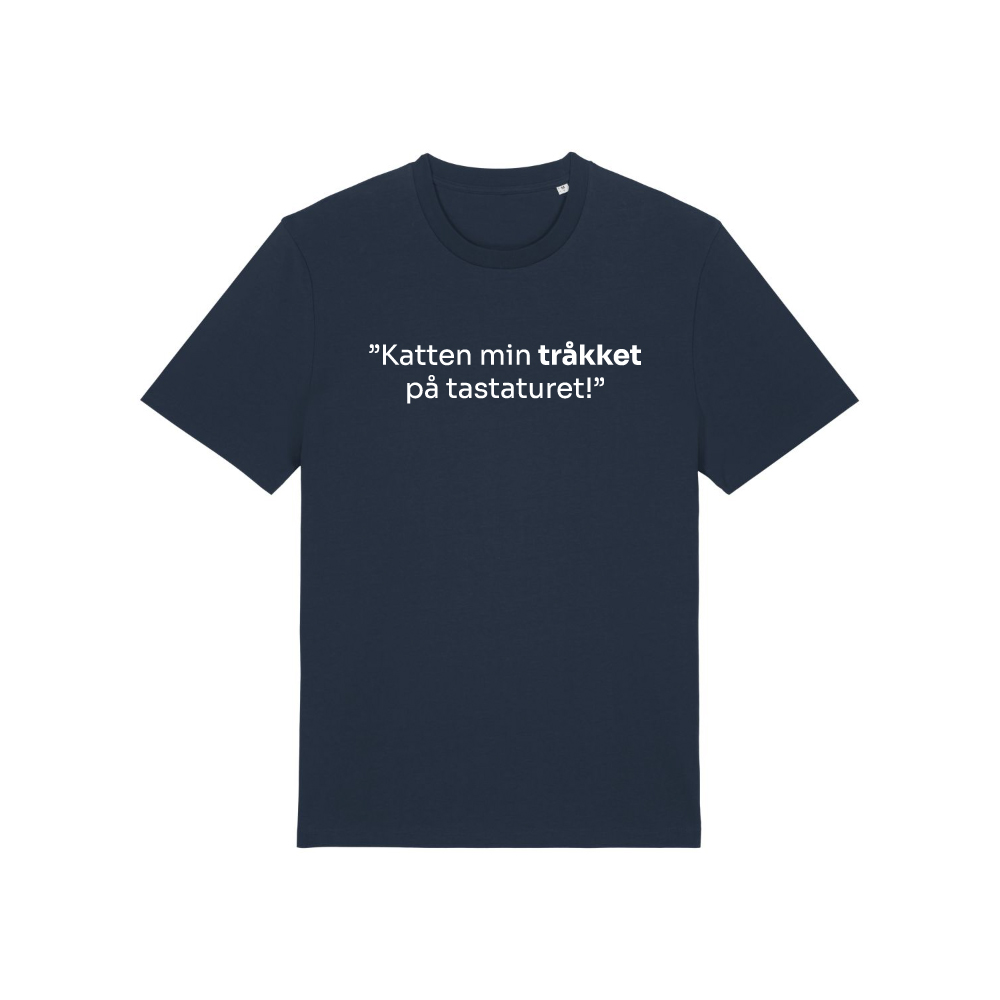 "Katten min tråkket på tastaturet!" 