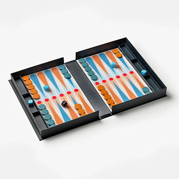 The Art of Backgammon Anthracite
