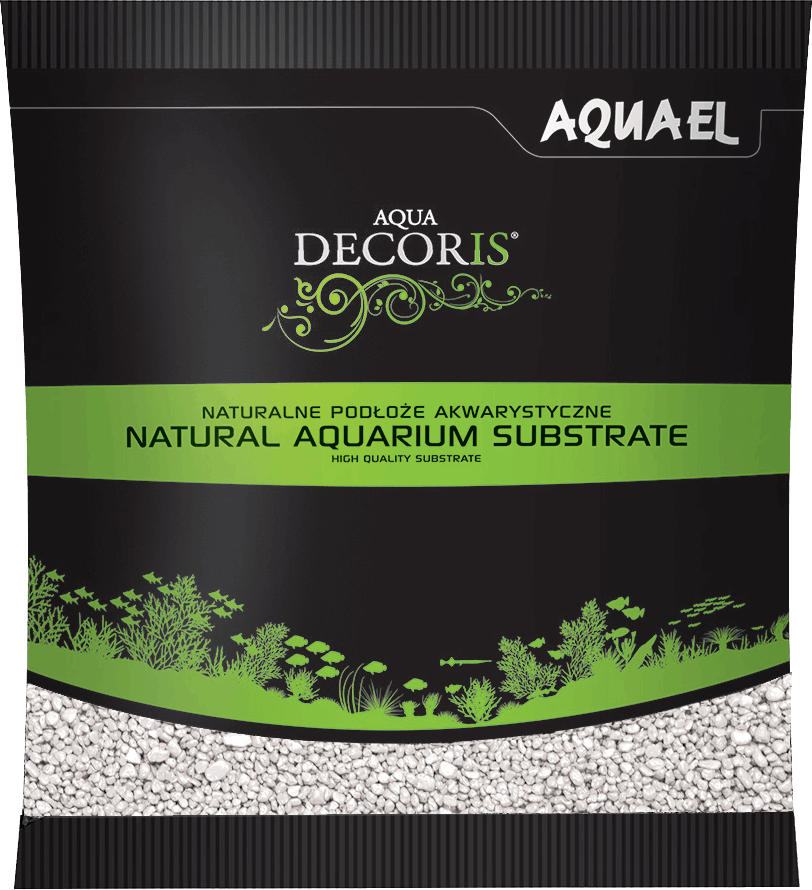 Aquael Decoris Färgat Kvartsgrus Vit 2-3mm, 1kg