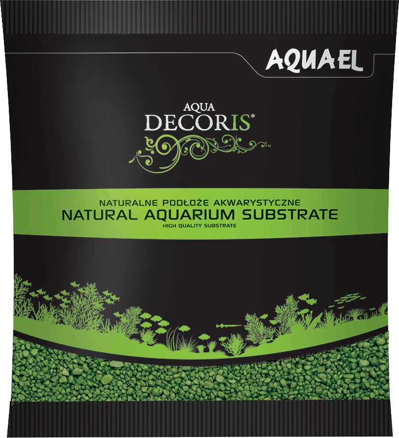 Aquael Decoris Färgat Kvartsgrus Grön 2-3mm, 1kg