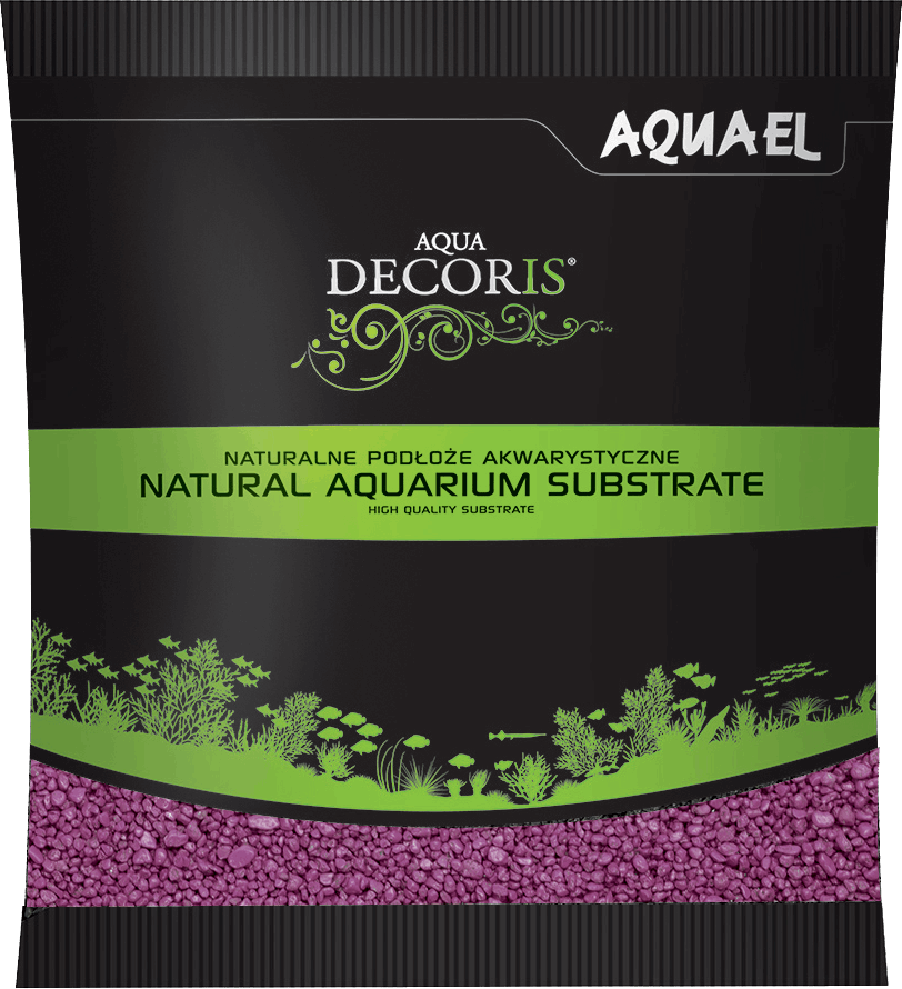 Aquael Decoris Färgat Kvartsgrus Fuchsia 2-3mm, 1kg