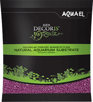 Aquael Decoris Färgat Kvartsgrus Fuchsia 2-3mm, 1kg