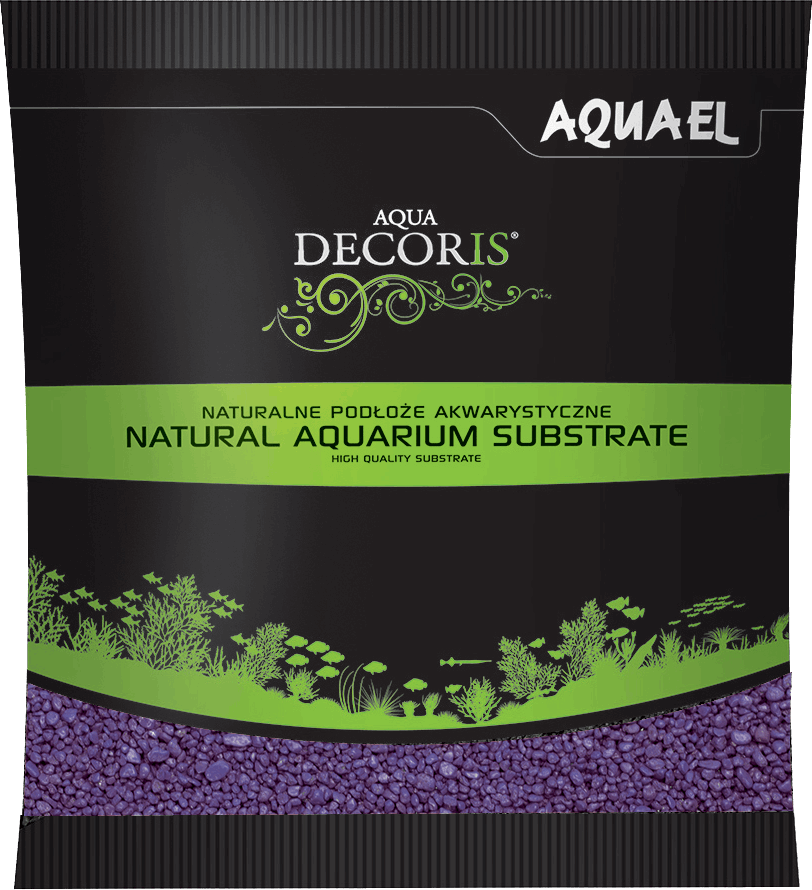 Aquael Decoris Färgat Kvartsgrus Lila 2-3mm, 1kg