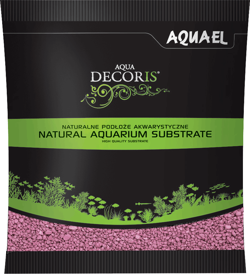 Aquael Decoris Färgat Kvartsgrus Rosa 2-3mm, 1kg