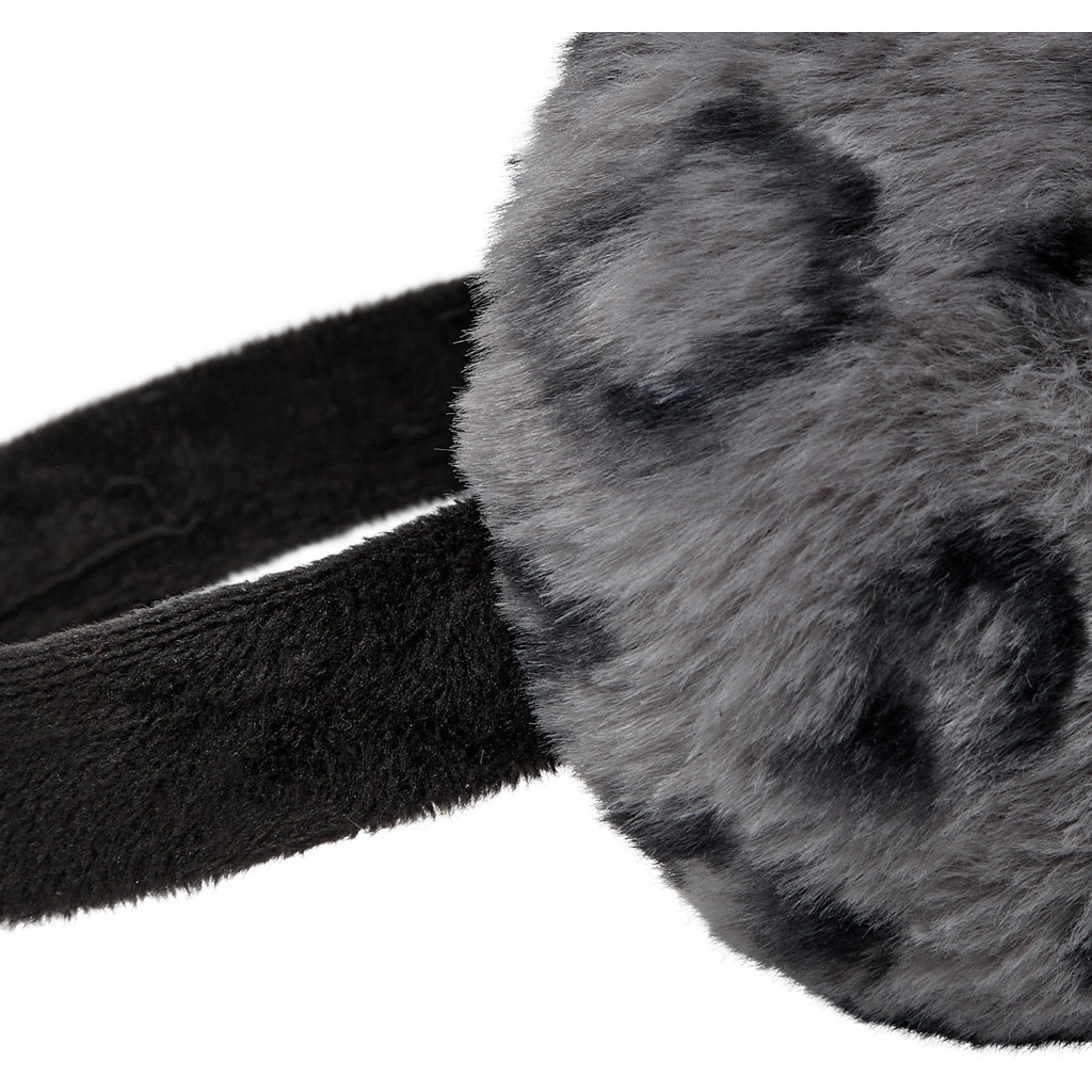 ELENASY EAR WARMERS Grey leopard - 3