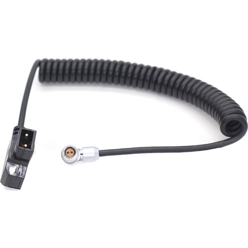 Coiled D-Tap to RED KOMODO Camera Power Cable  35-50cm - 2