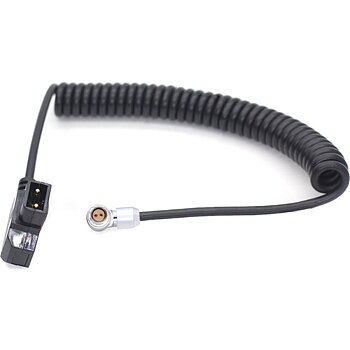 Coiled D-Tap to RED KOMODO Camera Power Cable  35-50cm