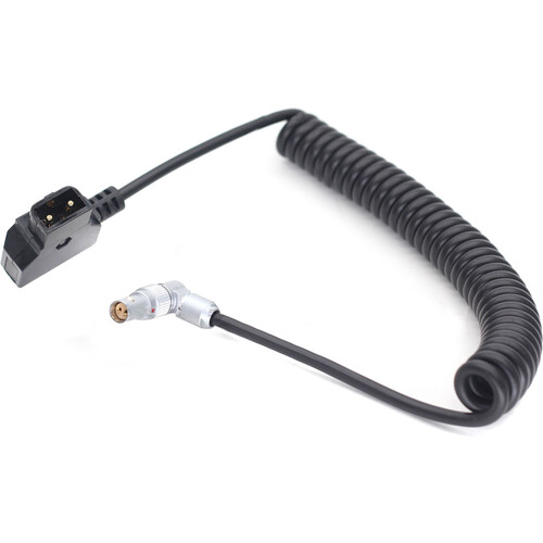 Coiled D-Tap to RED KOMODO Camera Power Cable  35-50cm - 3