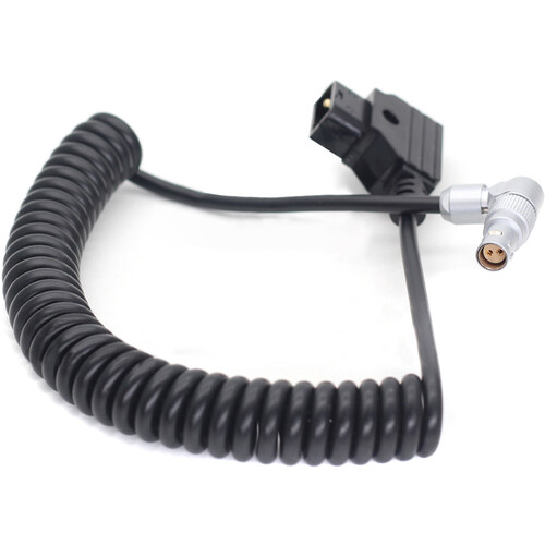 Coiled D-Tap to RED KOMODO Camera Power Cable  35-50cm