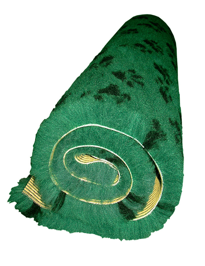 Hundbädd / Fäll med tassar - Grön, 100x75 cm